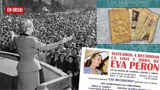 Encuentro para recordar a Eva Perón
