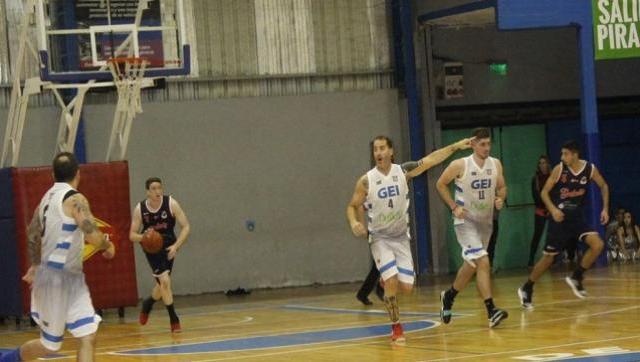 EL BÁSQUET DEL G.E.I. GANÓ EN SU PRESENTACIÓN