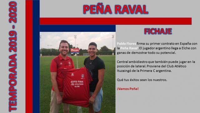 Conocé la historia de Pablo Flores, de Ituzaingó a España