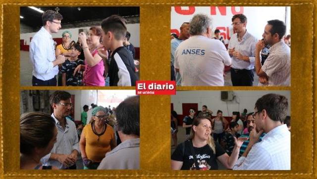 Ghi recorrió la UGC 6 donde funciona un puesto móvil de ANSES