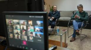 Descalzo y Zabaleta realizaron un encuentro virtual con periodistas