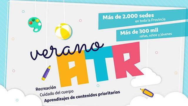 Se lanza “Verano ATR” para niñas, niños y jóvenes de la Provincia de Buenos Aires