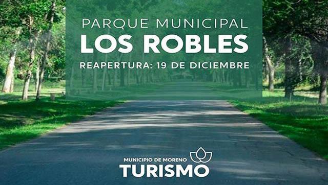 Se volvió a reabrir  el parque municipal 