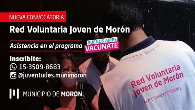 Morón lanzó una nueva convocatoria a la Red Voluntaria Joven