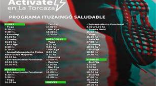 Actividades deportivas en el Polideportivo La Torcaza