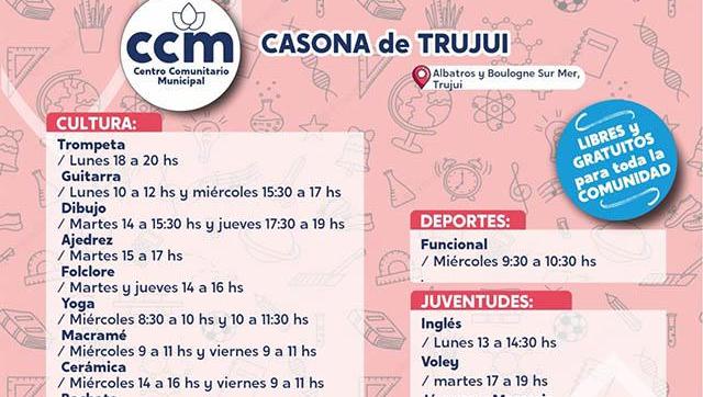 Reabrió el centro comunitario La Casona de Trujui