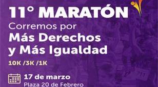 Maratón : Corremos por más derechos y más igualdad