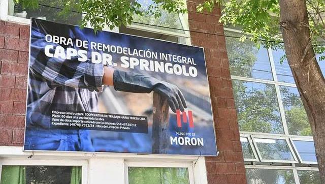 Comenzaron las obras de refacción en el Centro de Salud Dr. Springolo